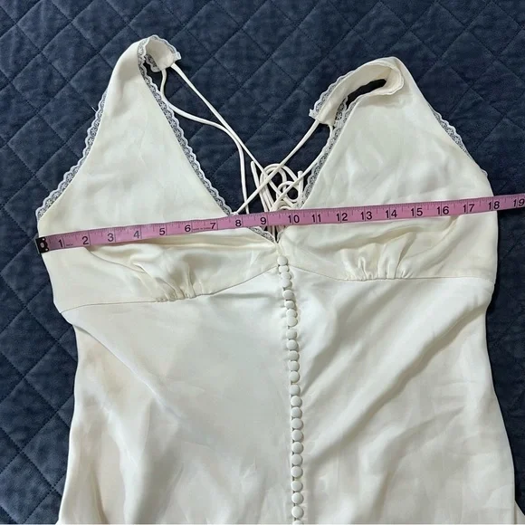 Meshki Cream Mini Dress - Picture 8 of 11